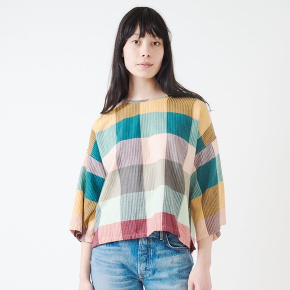 Ace & Jig Tops - Ace & Jig Play Top in Sandstone